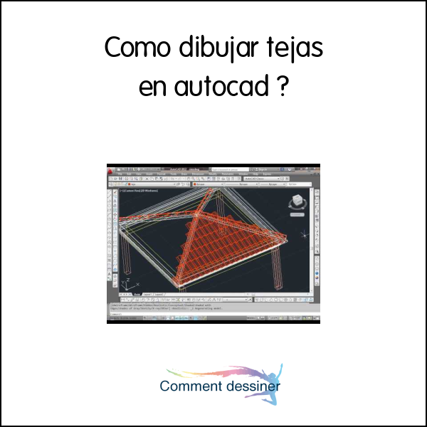 Como dibujar tejas en autocad